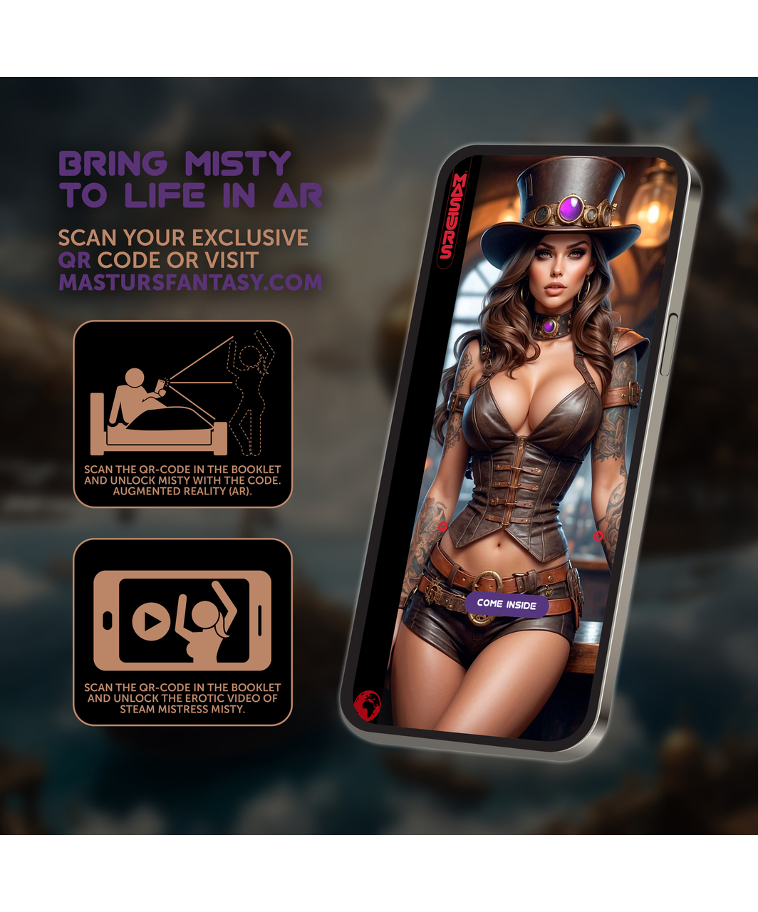 Masturs Steam Mistress Misty monitoimimasturbaattori