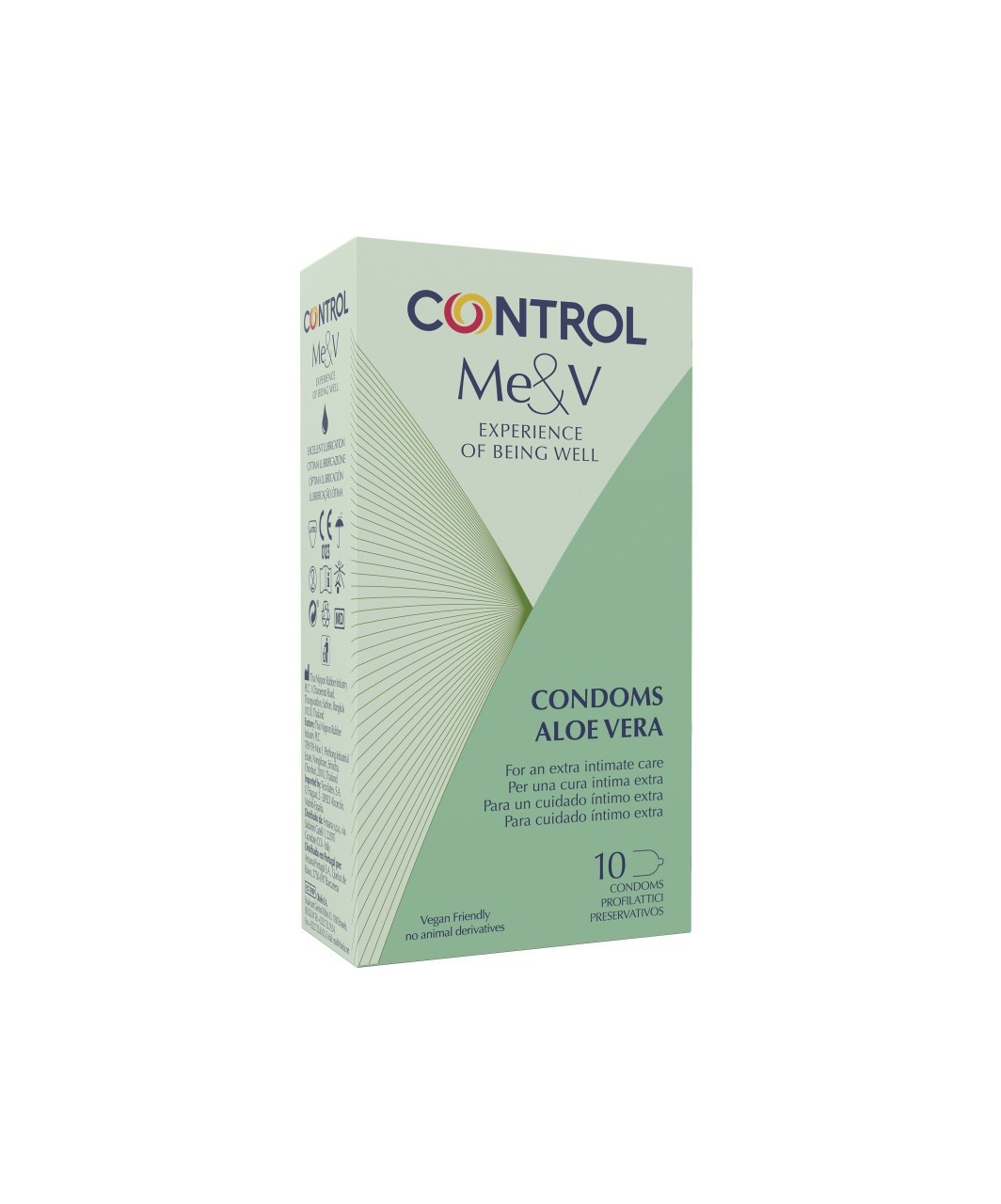 Control Me&V Aloe Vera prezervatyvai (10 vnt.)