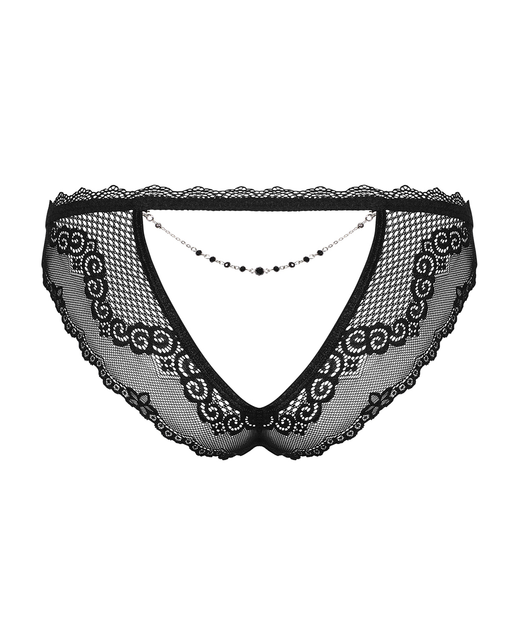 Obsessive Millagro black net panties with cutouts