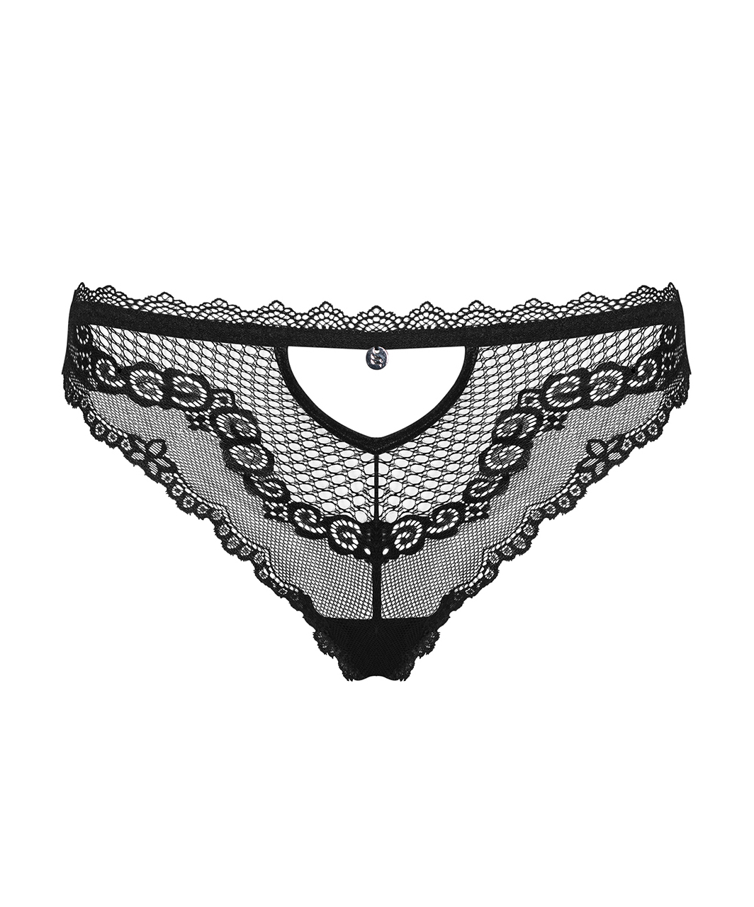 Obsessive Millagro black net panties with cutouts