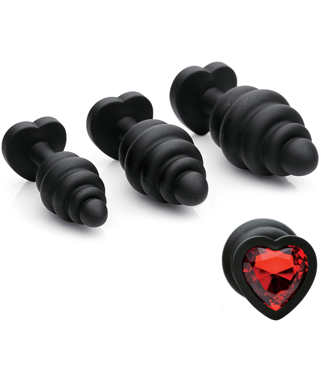 Mistress Heart Gem Anal Plug Set