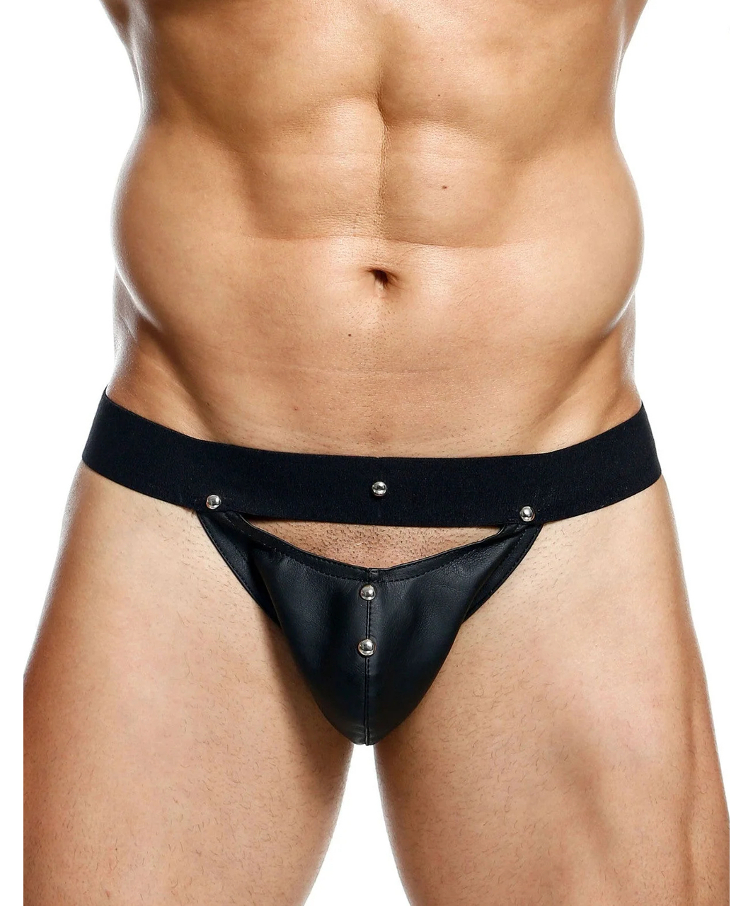 MOB DNGEON Black Peekaboo Jockstrap