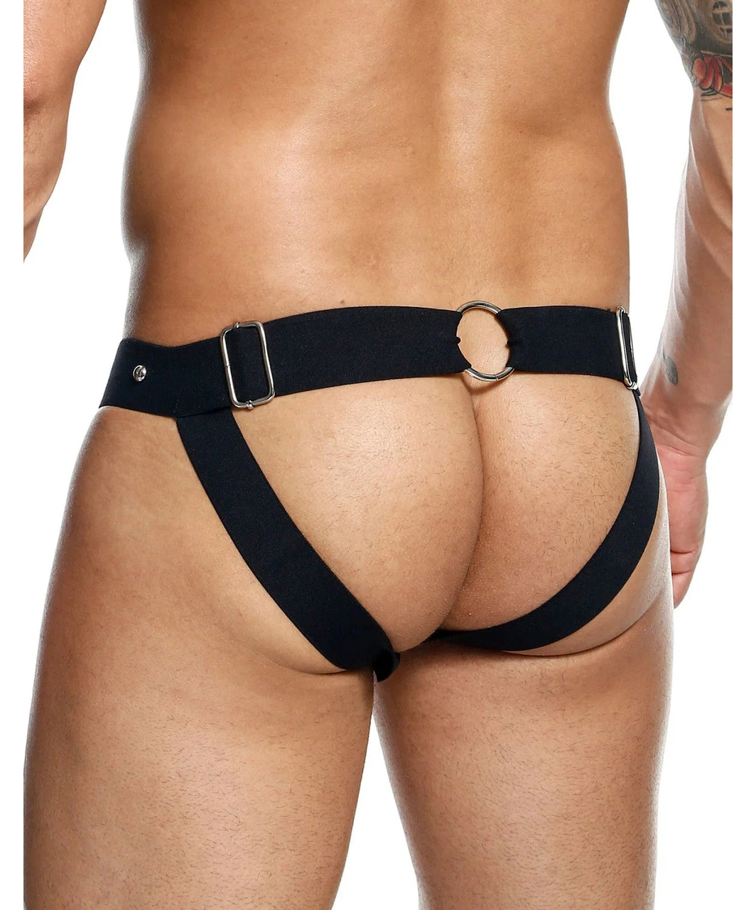 MOB DNGEON Black Peekaboo Jockstrap