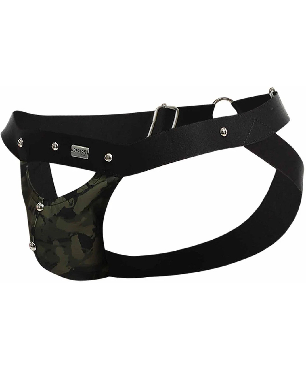 MOB DNGEON Camo Green Peekaboo Jockstrap