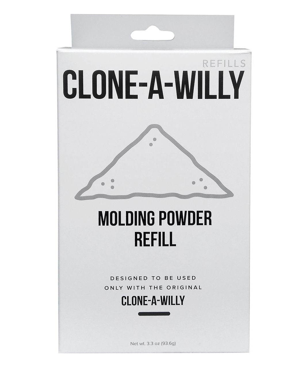 Clone-A-Willy vormimispulbri täitepakend