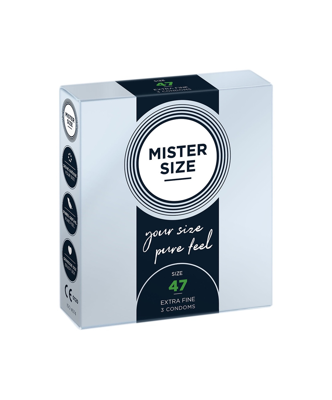 Mister Size condoms (3 pcs)