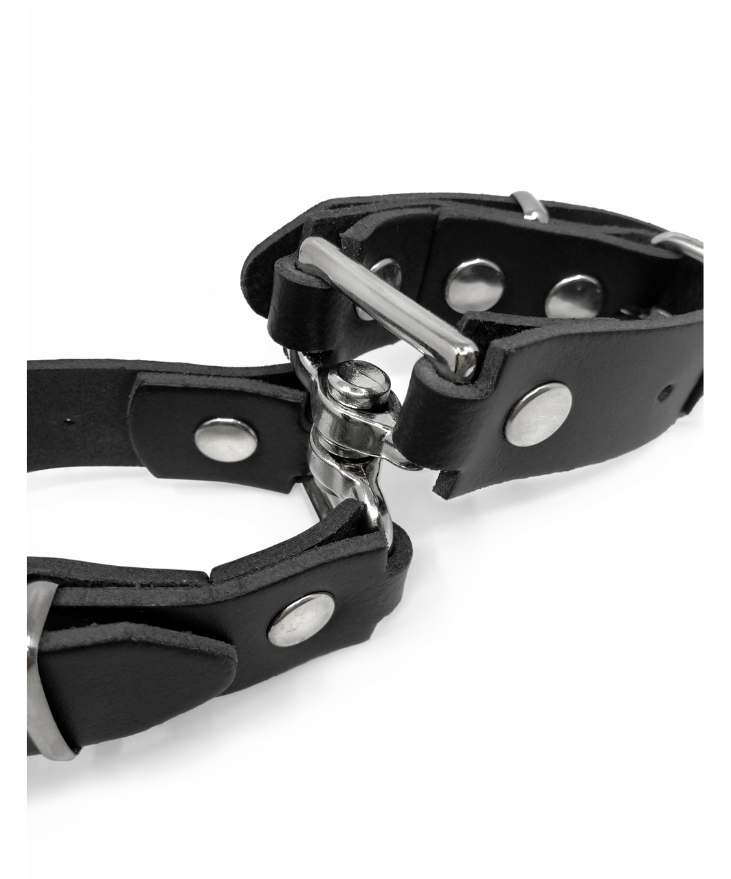 Mister B leather wrist cuffs