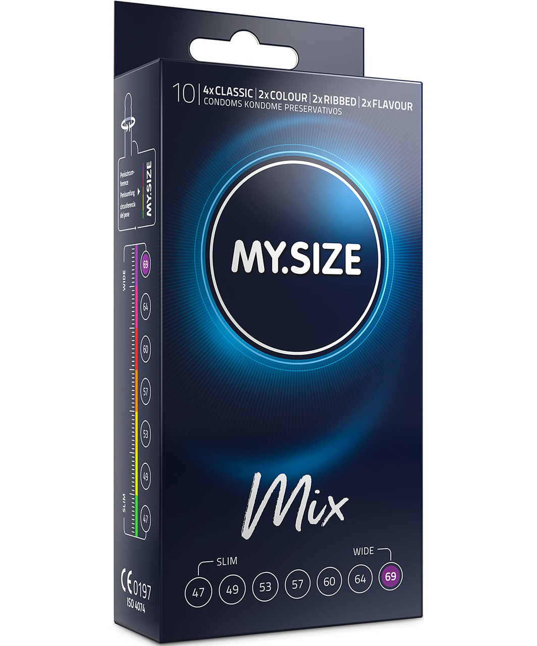 MY.SIZE Mix prezervatīvi (10 gab.)
