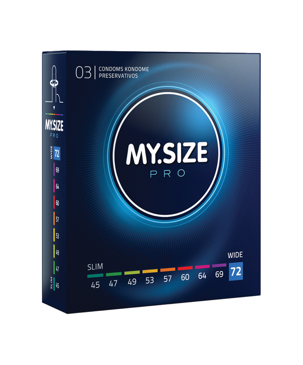 MY.SIZE pro condoms (3 pcs)