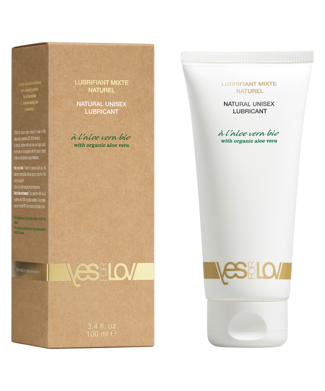 YESforLOV Natural lubrikants ar alveju (100 ml)