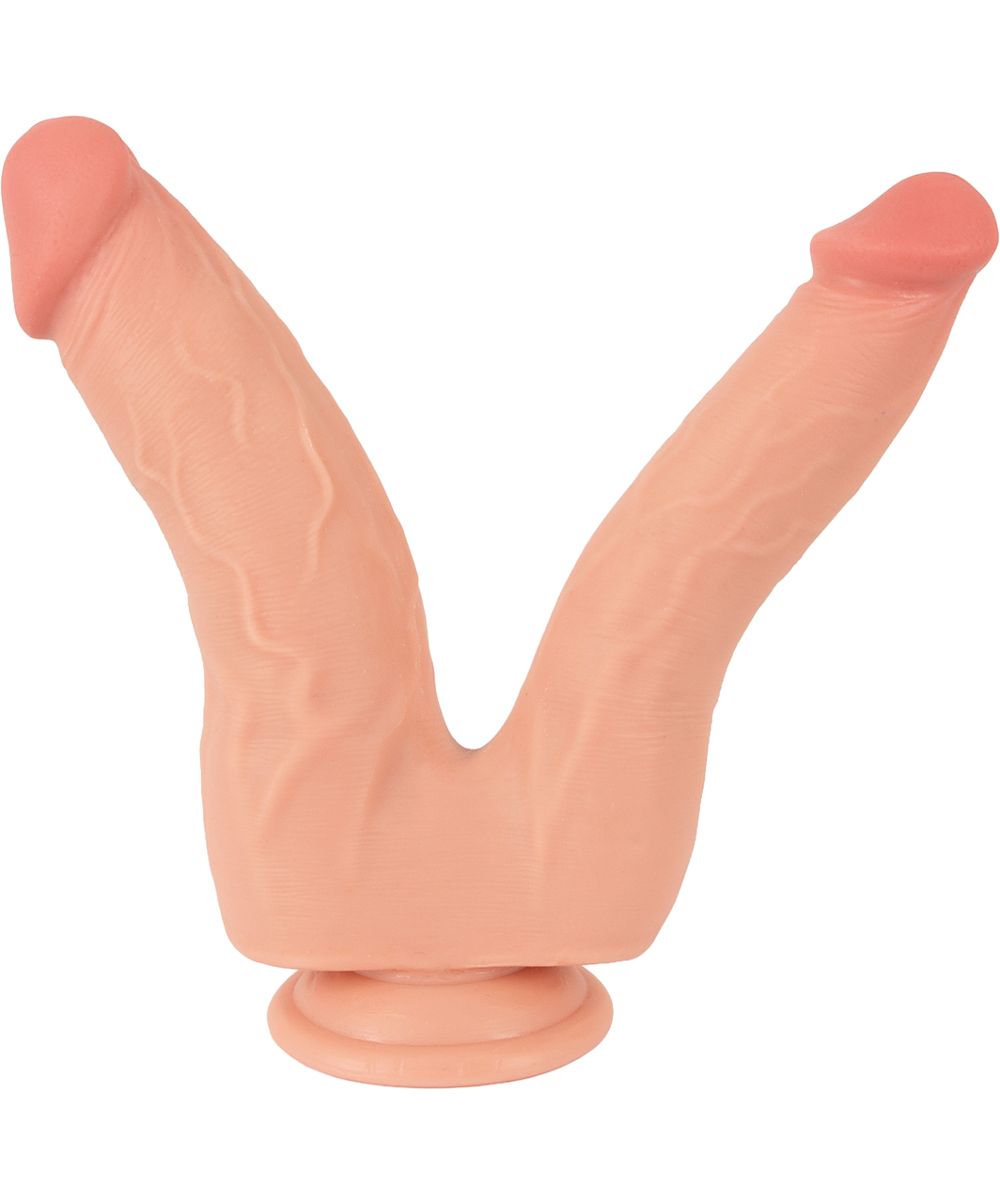 Nature Skin Lifelike TPE Double Dildo Bendable