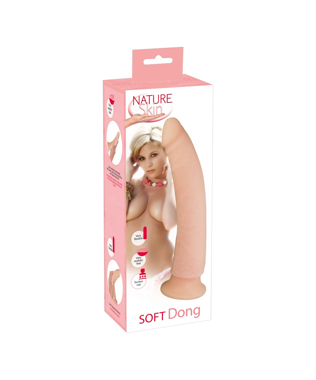 Nature Skin Soft Dong дилдо из ТПЭ-киберкожи