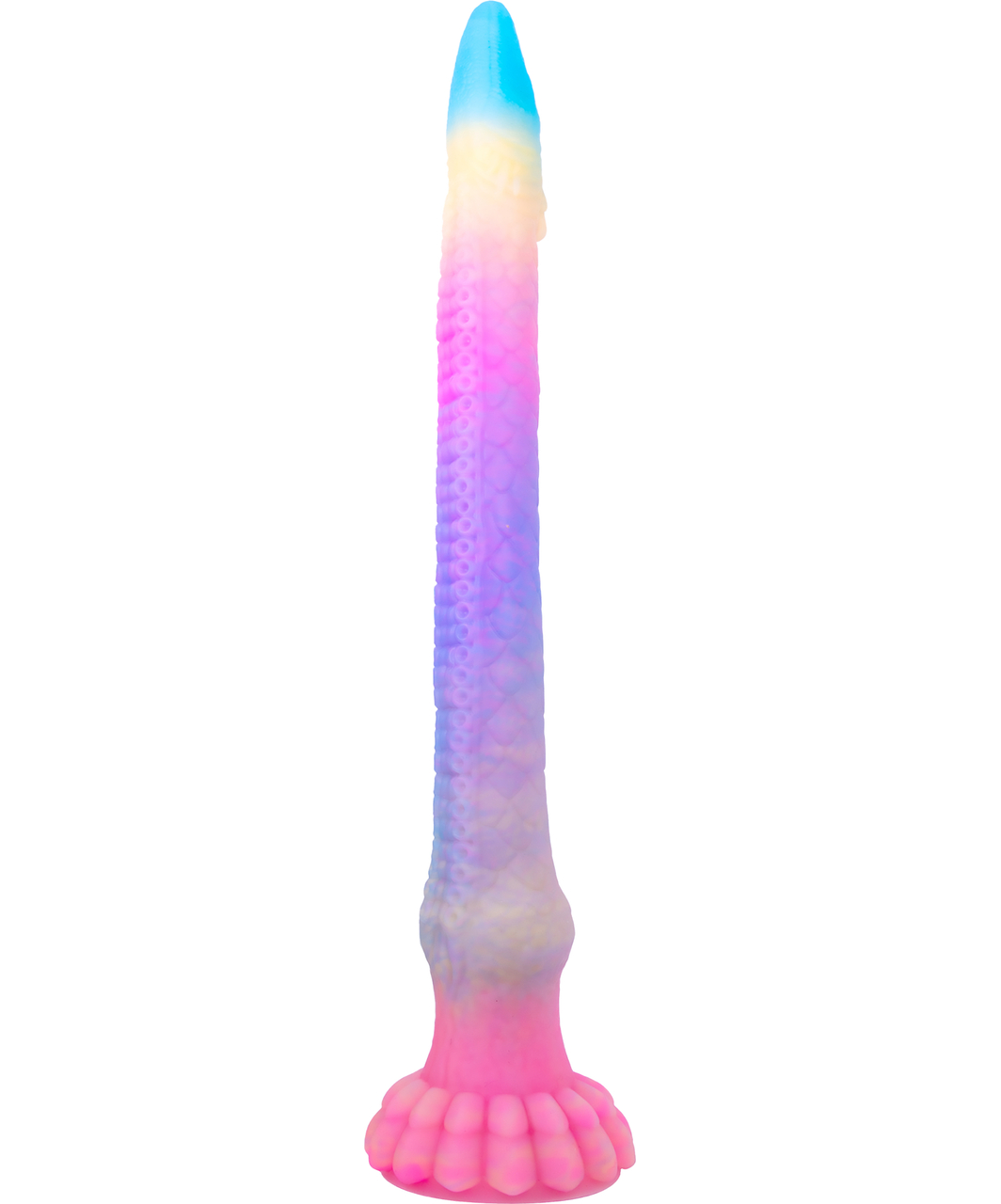 NMC ZONE Series TentaEel Large Glow-in-the-Dark Fantasy Silicone Dildo