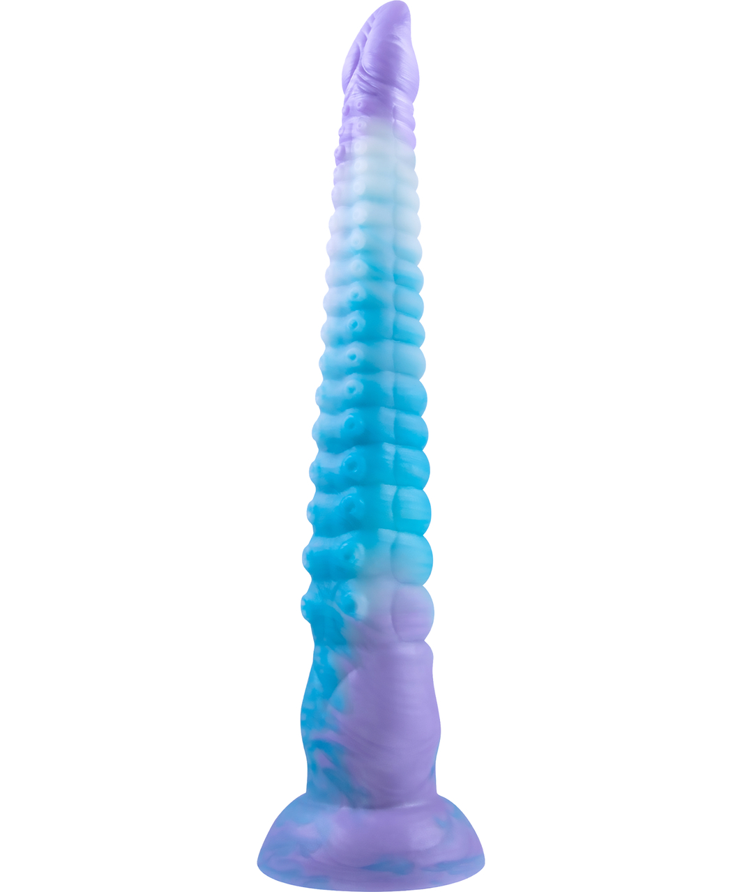 NMC ZONE Series TentaEel Medium Glow-in-the-Dark Fantasy Silicone Dildo