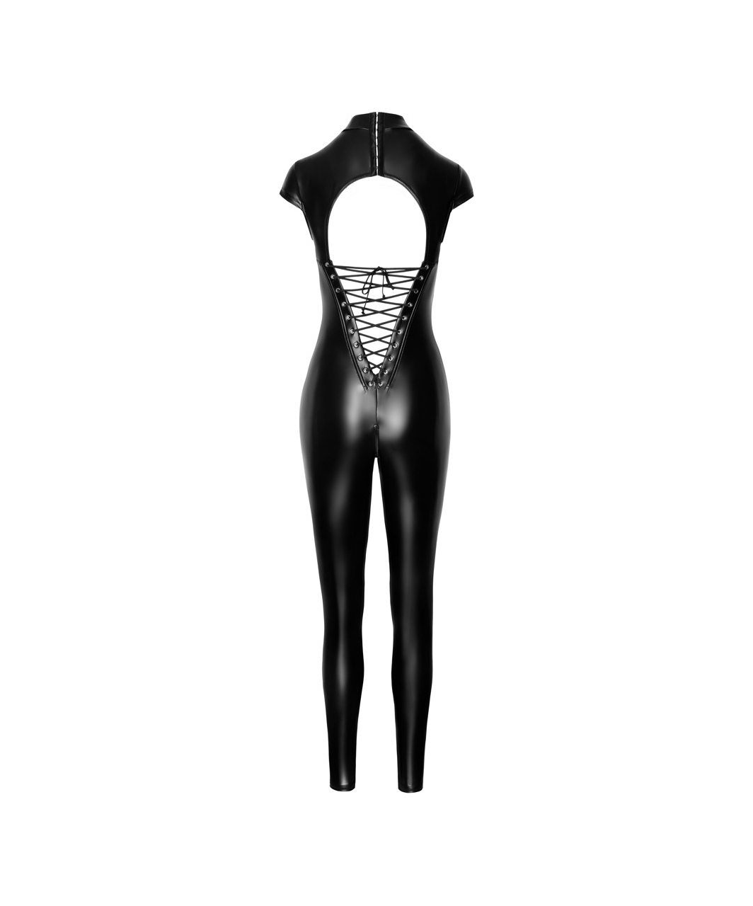 Noir Handmade balck matte look catsuit