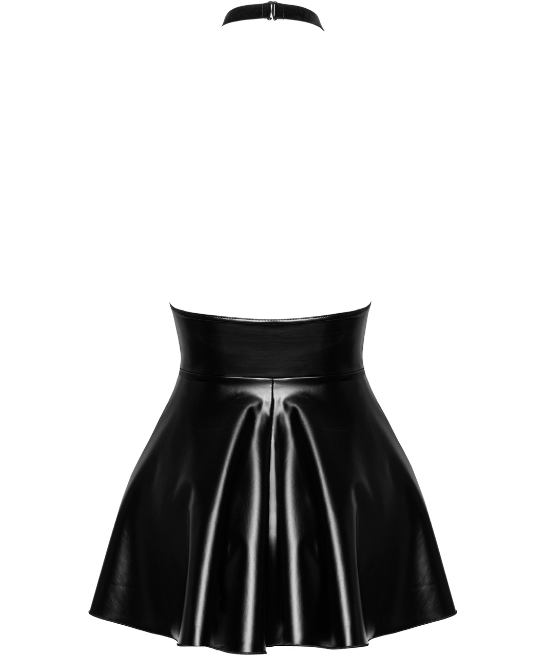 Noir Handmade Orgia черное матовое платье мини с кружевом