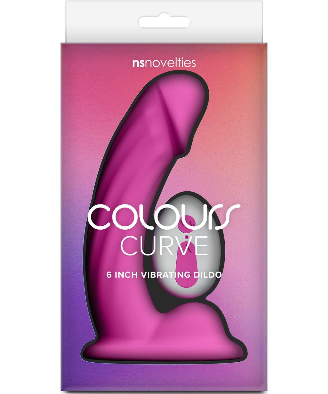 NS Novelties Colours Curve 6 kaugjuhtimispuldiga  vibraator