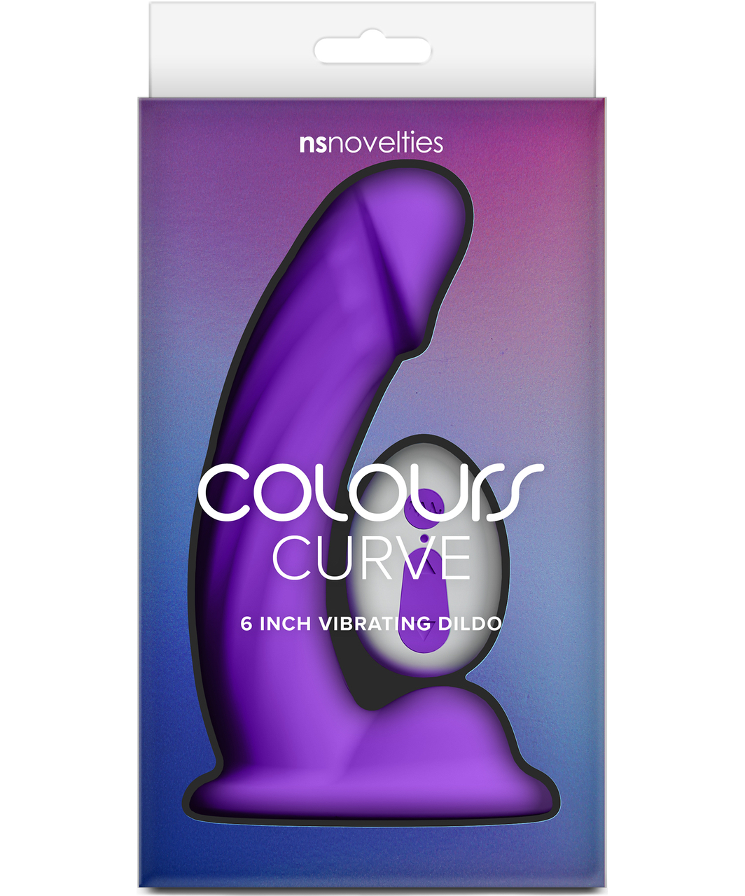 NS Novelties Colours Curve 6 kaugjuhtimispuldiga  vibraator