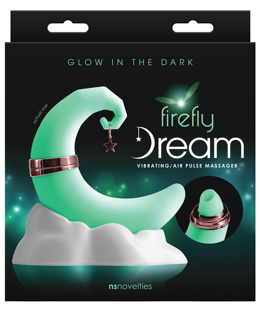 NS Novelties Firefly Dream Vibrating Air Pulse Massager