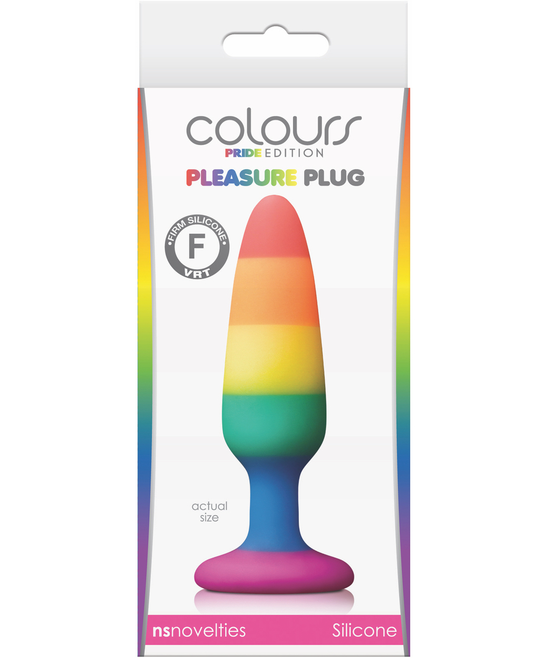 NS Novelties Pride Rainbow Colours Pleasure Plug