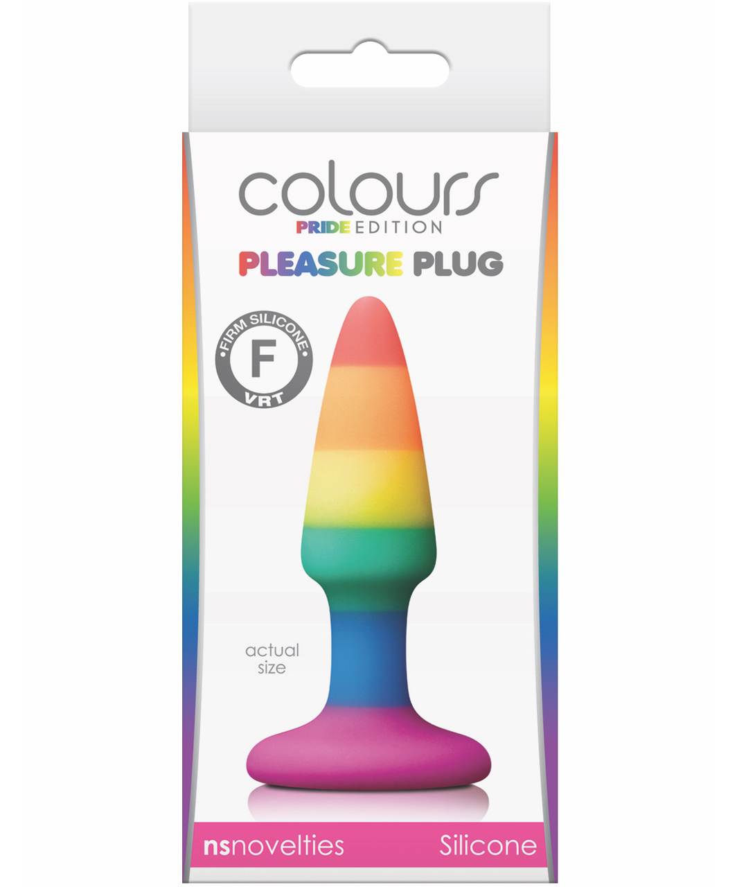 NS Novelties Pride Rainbow Colours Pleasure analinis kaištis
