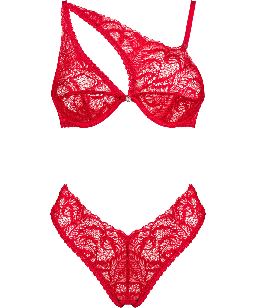 Obsessive Atenica red lace lingerie set
