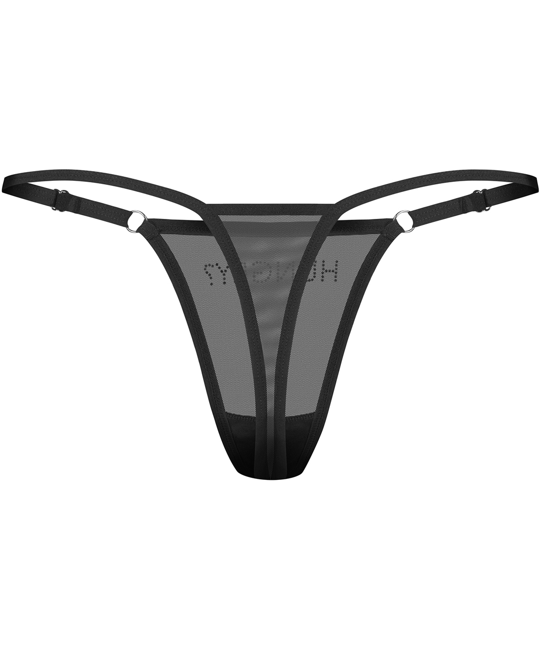 Obsessive черные стринги Hungry?