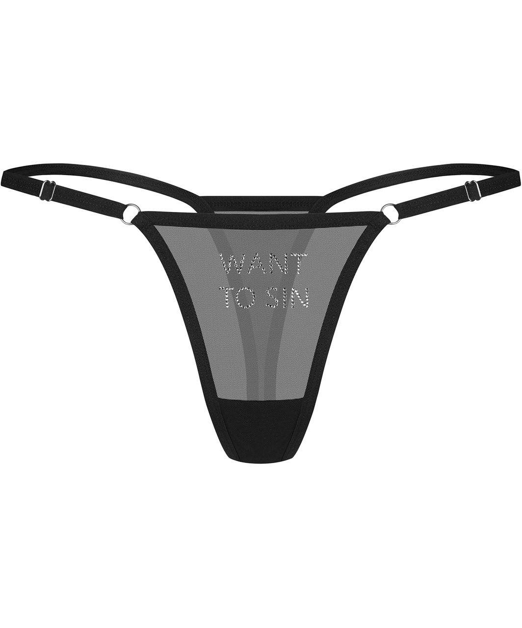 Obsessive черные стринги Want To Sin