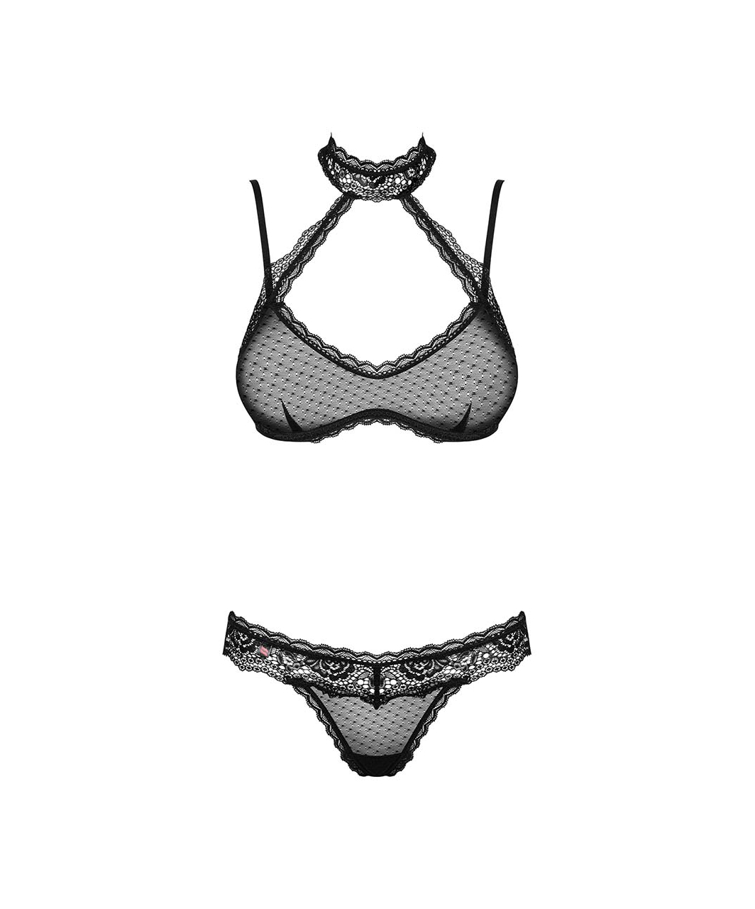 Obsessive Claudusia black lingerie set