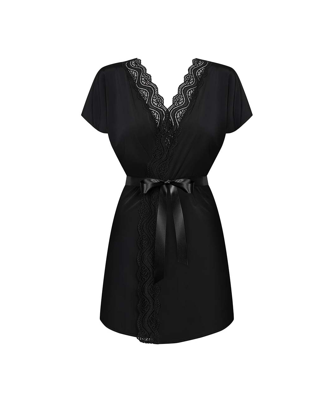 Obsessive Diyosa black peignoir