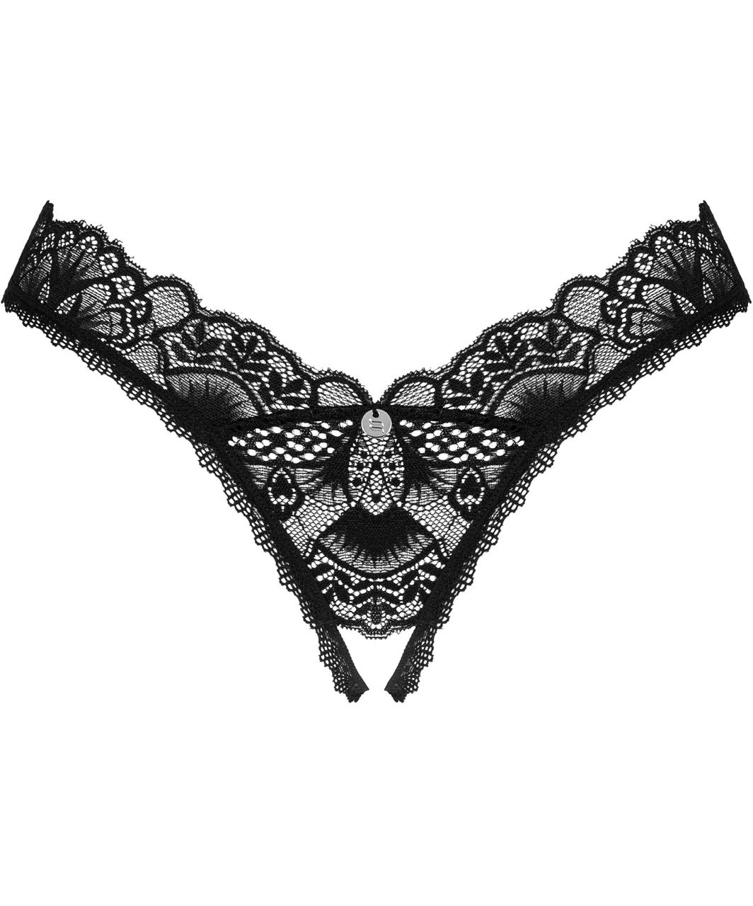 Obsessive Donna Dream black lace crotchless thong