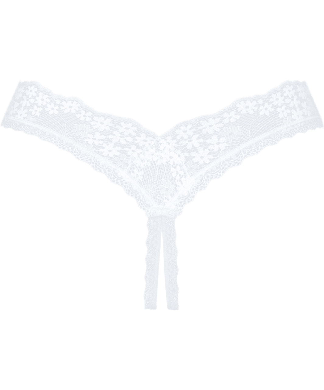 Obsessive Heavenlly white crotchless string