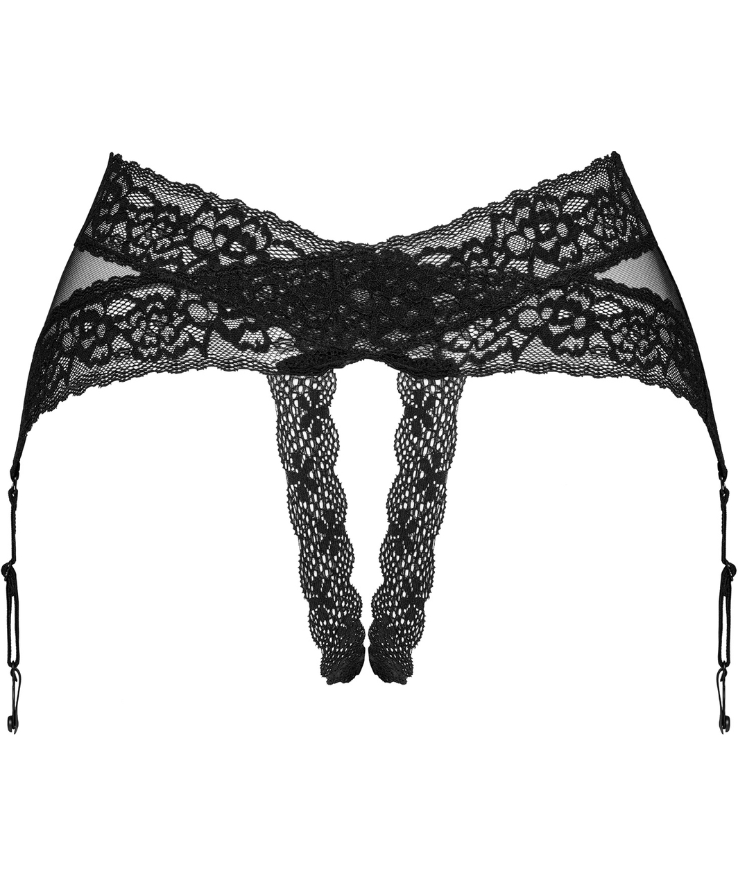 Obsessive Lacrisia crotchless suspender thong