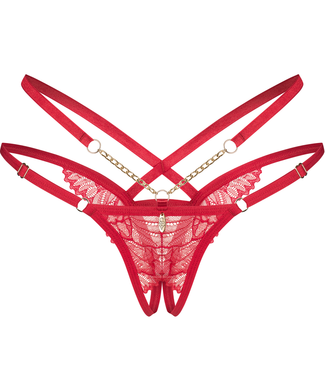 Obsessive Matildea red crotchless thong