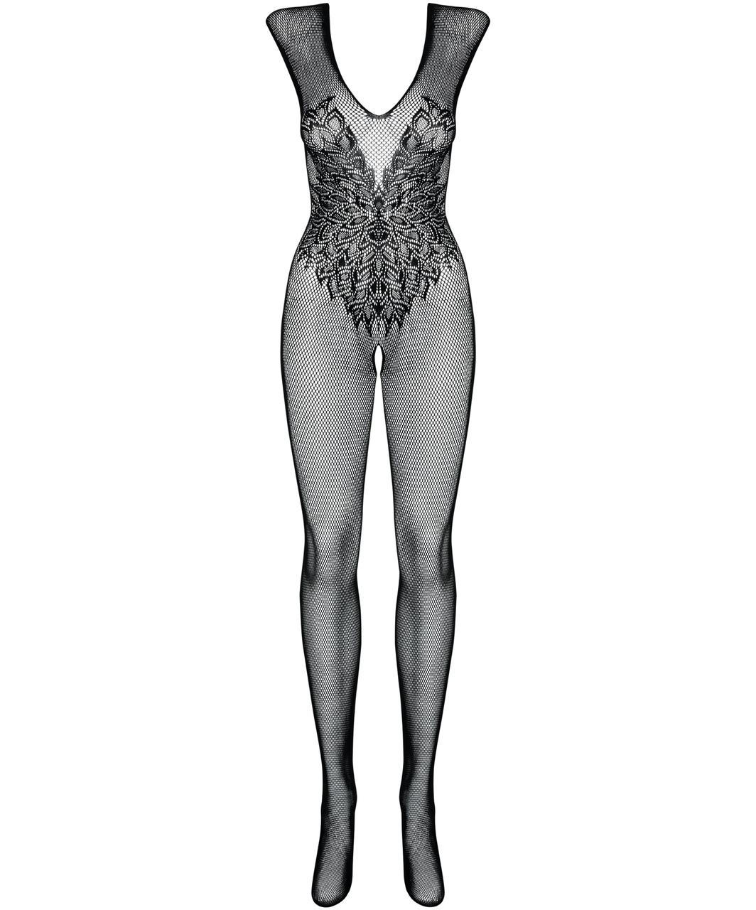 Obsessive N112 black net bodystocking