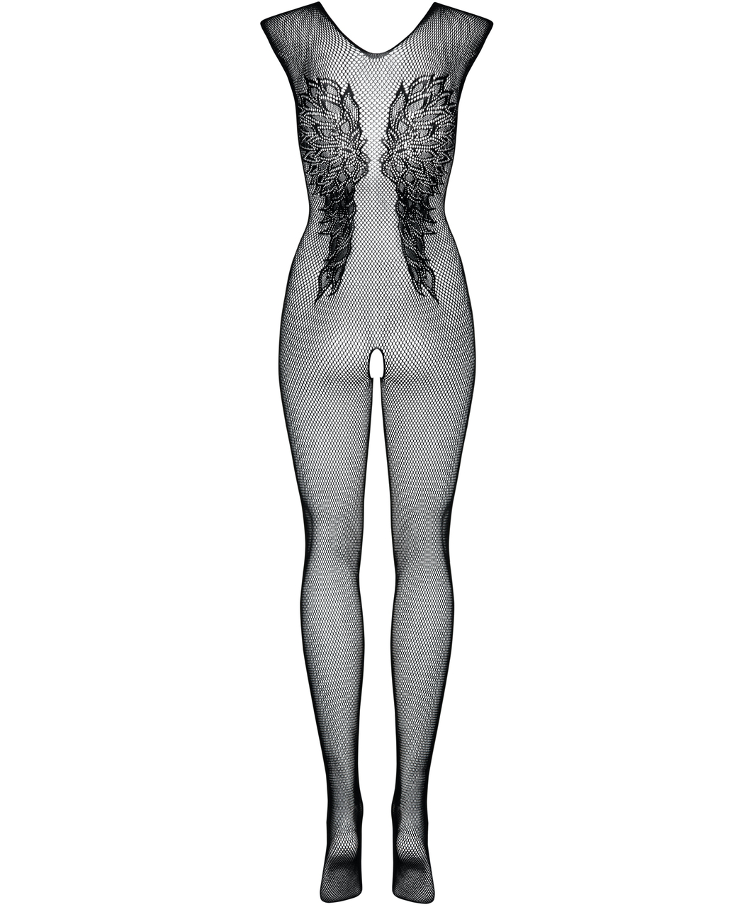 Obsessive N112 black net bodystocking