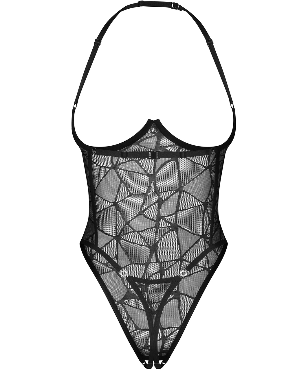 Obsessive Olianna mustad avatud bodi