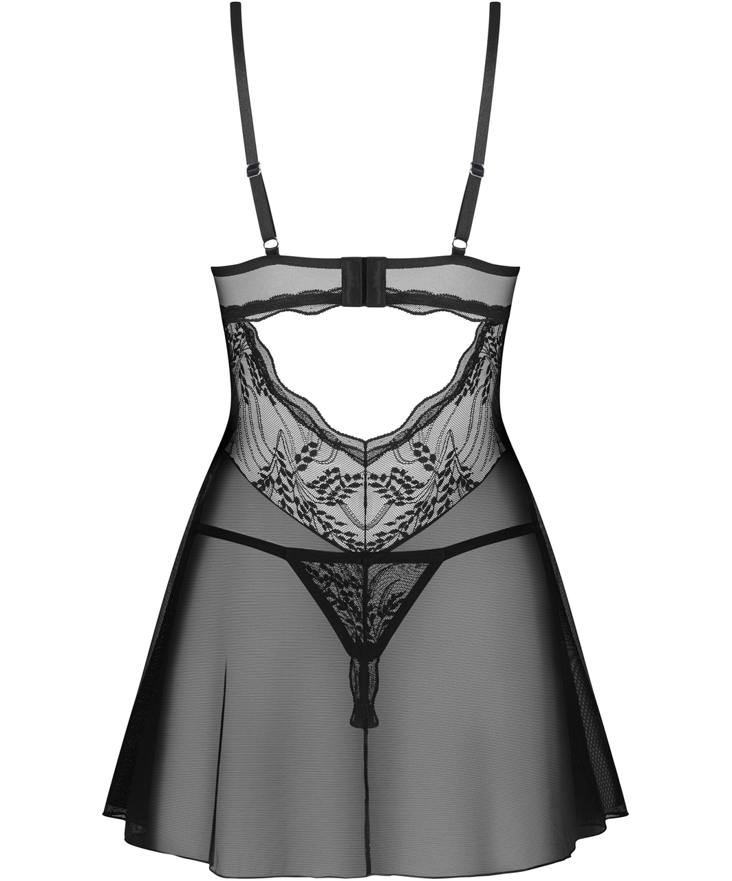 Obsessive Perisia черный прозрачный беби-долл