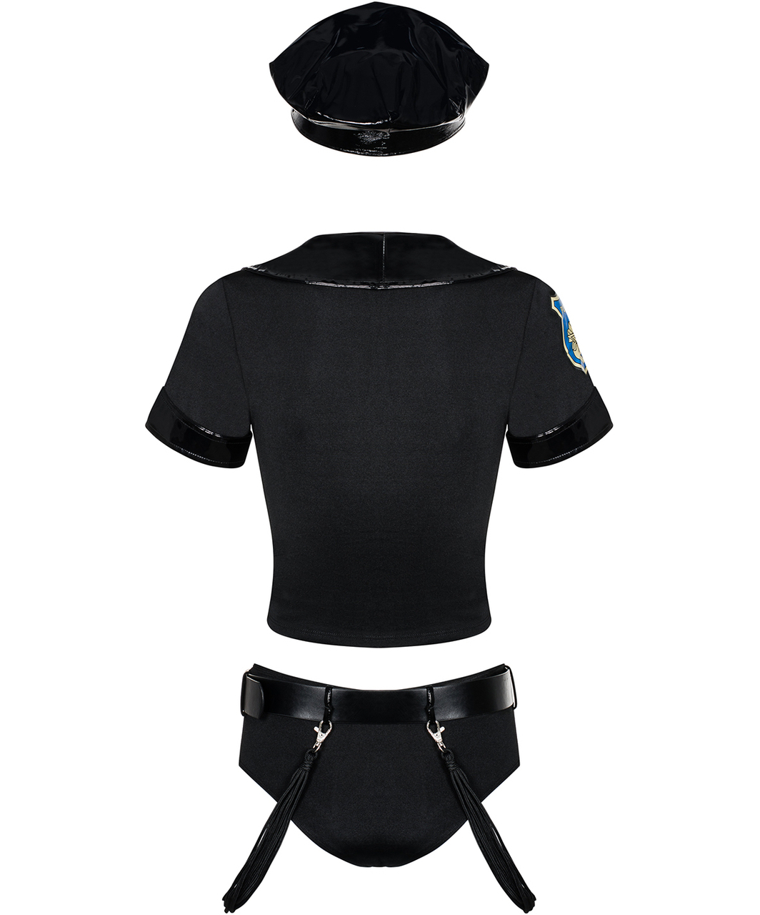 Obsessive policewoman erotic set