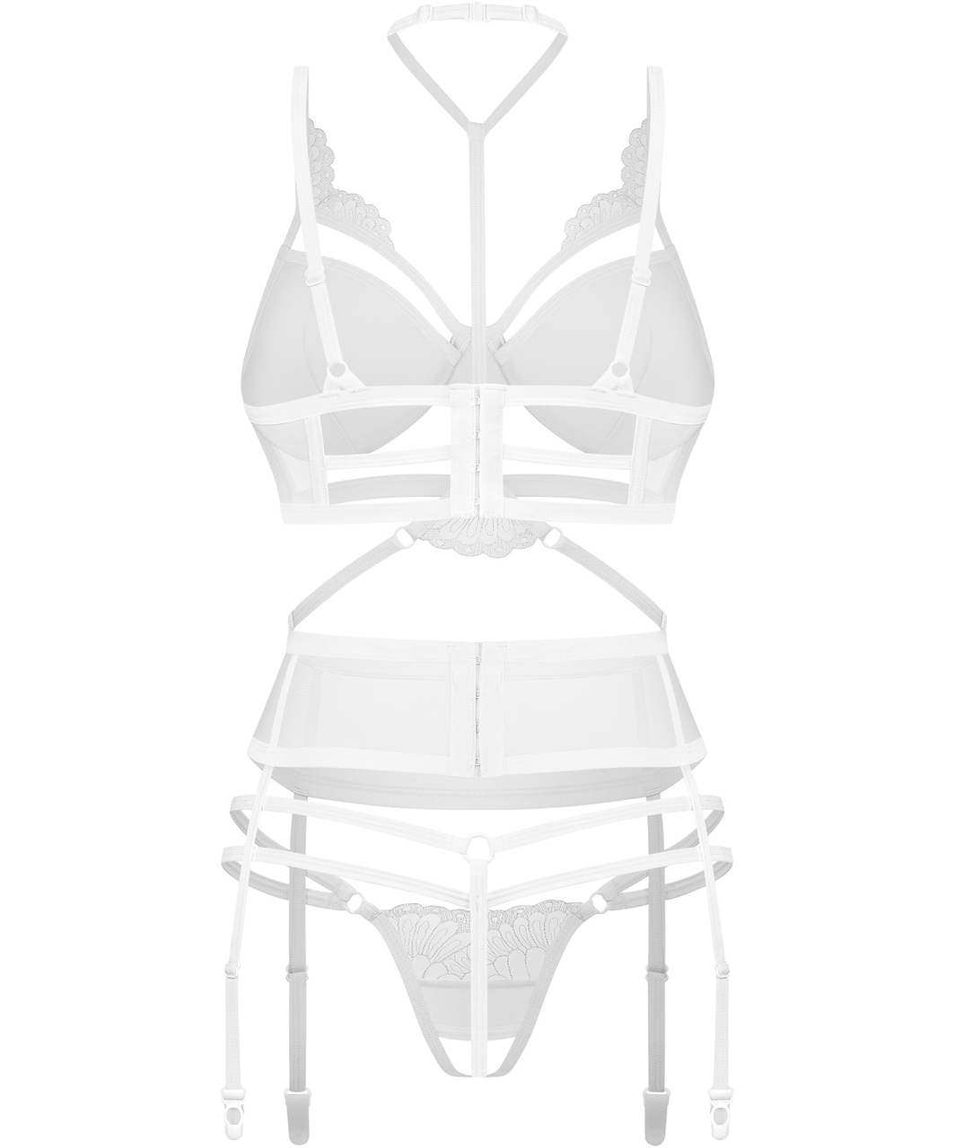 Obsessive Premisis balts apakšveļas komplekts