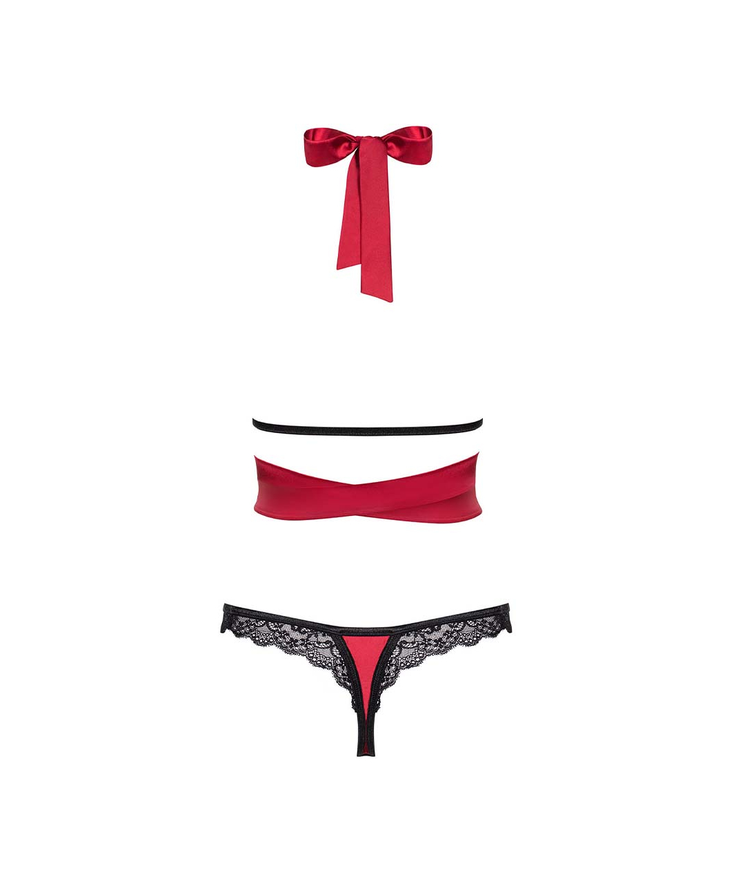 Obsessive Sensuelia red lingerie set