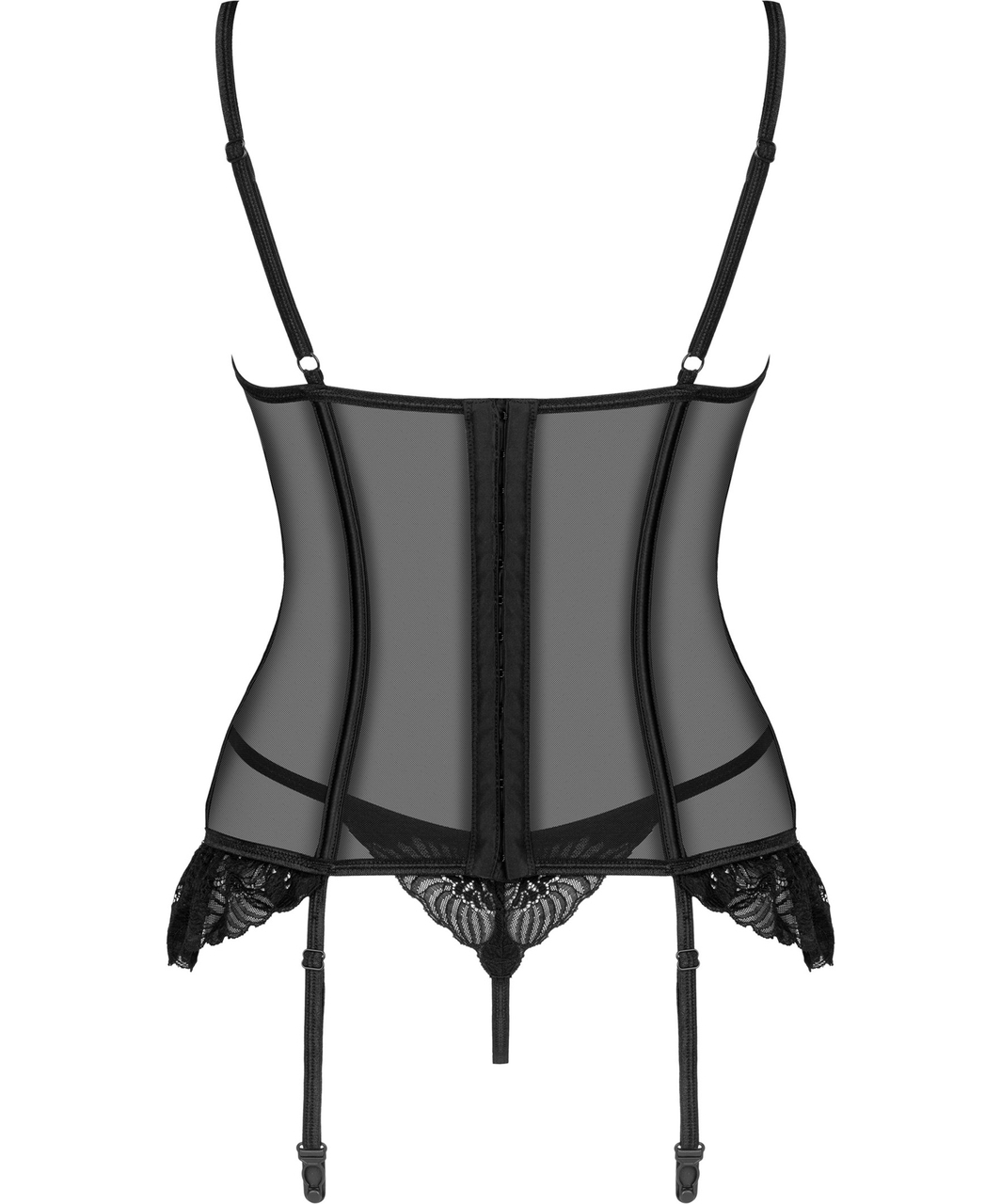 Obsessive Serena Love black basque with string