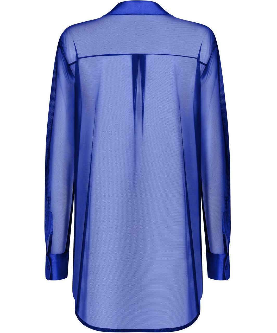 Obsessive Stellya blue sheer mesh dressing gown