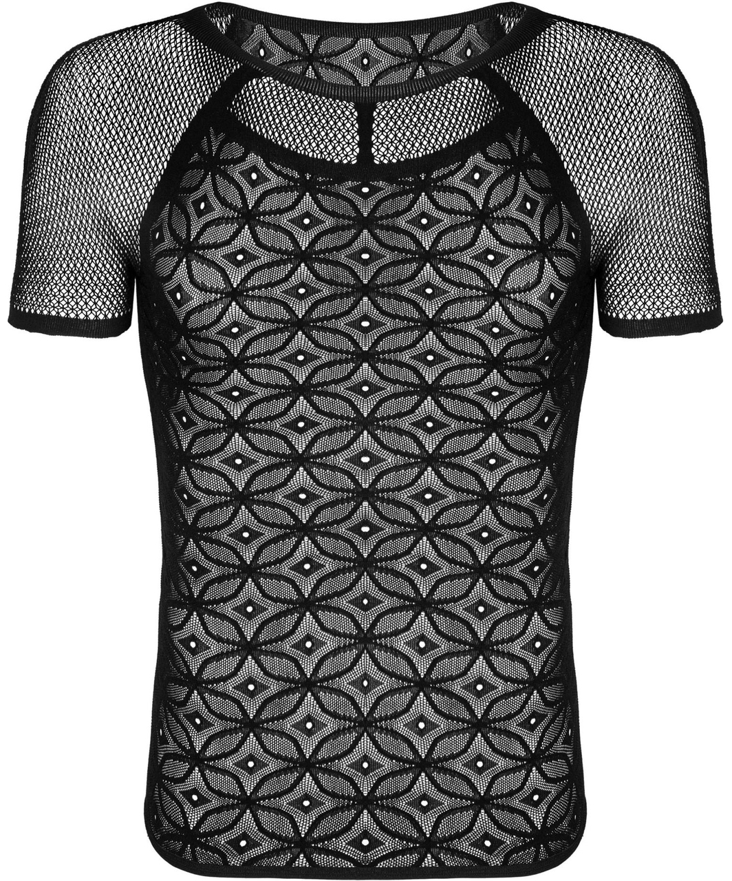 Obsessive black net T-shirt