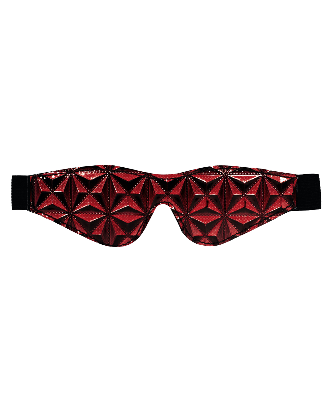 Ouch! burgundy vinyl blindfold