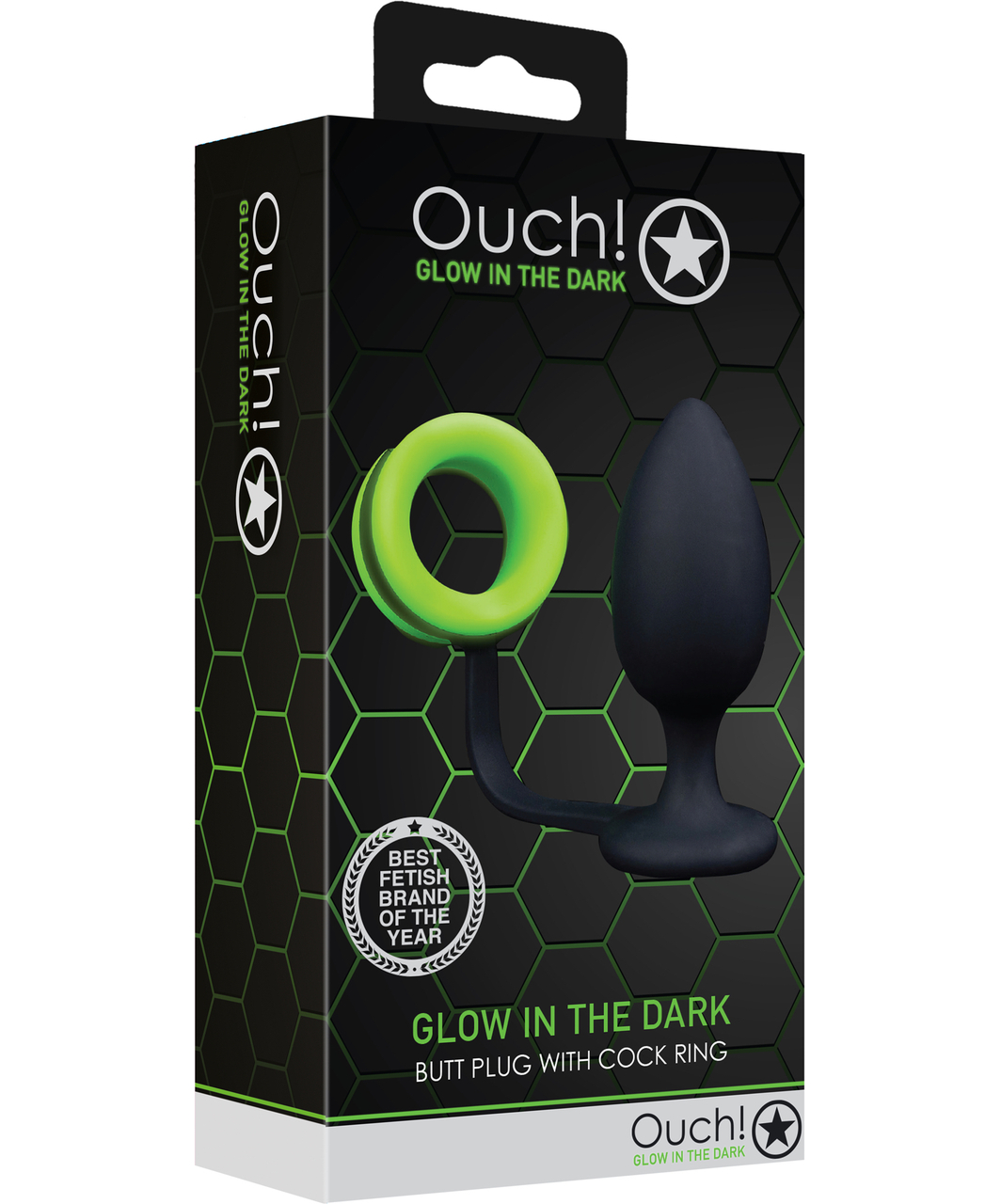 Ouch! анальная пробка с эрекционным кольцом