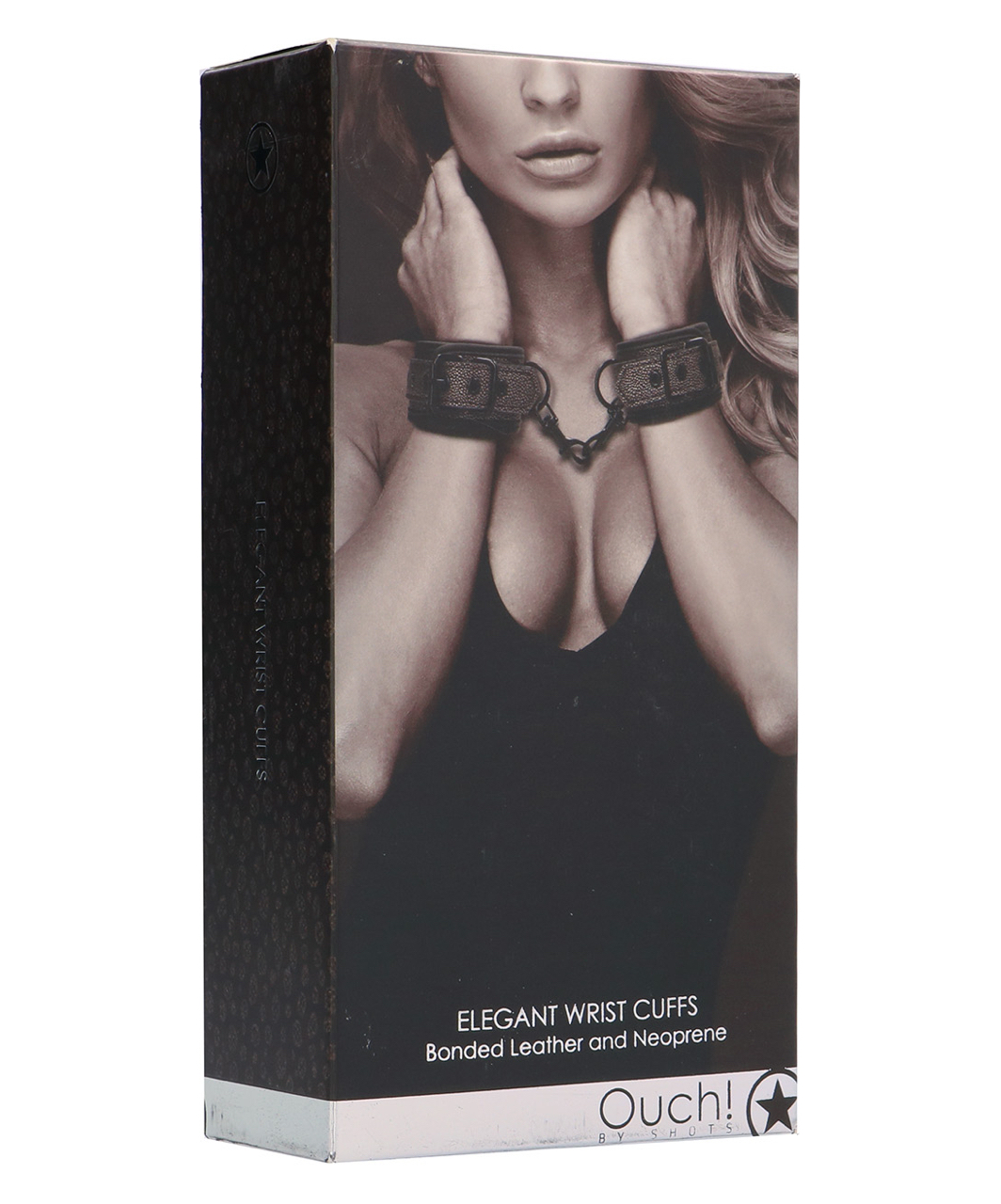 Ouch! Elegance skórzane kajdanki