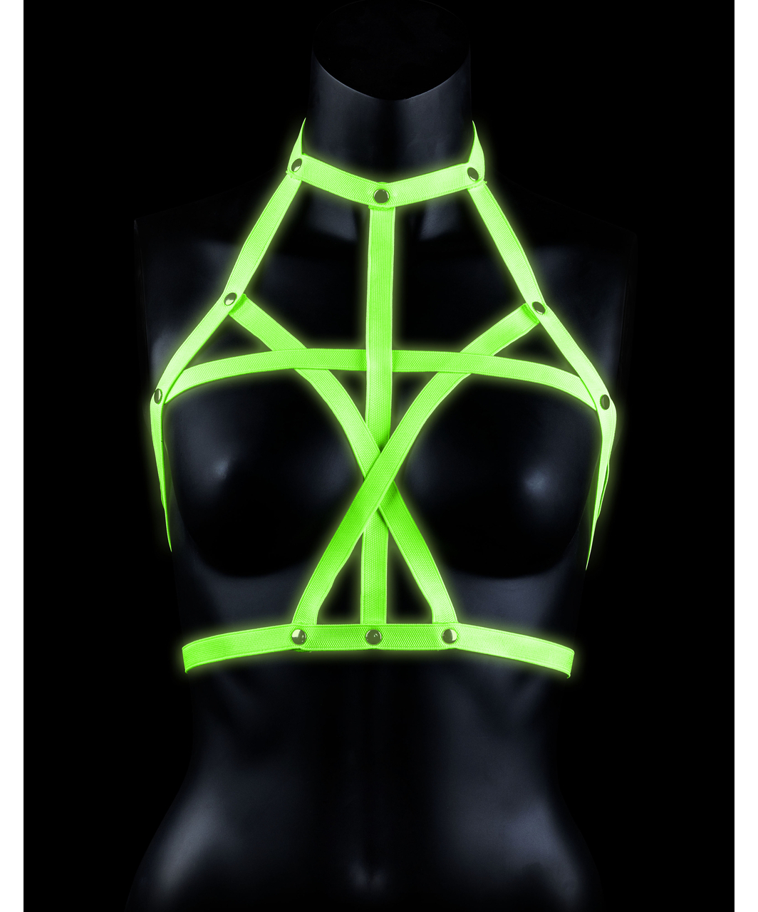 Ouch! Glow In The Dark Bralette Harness