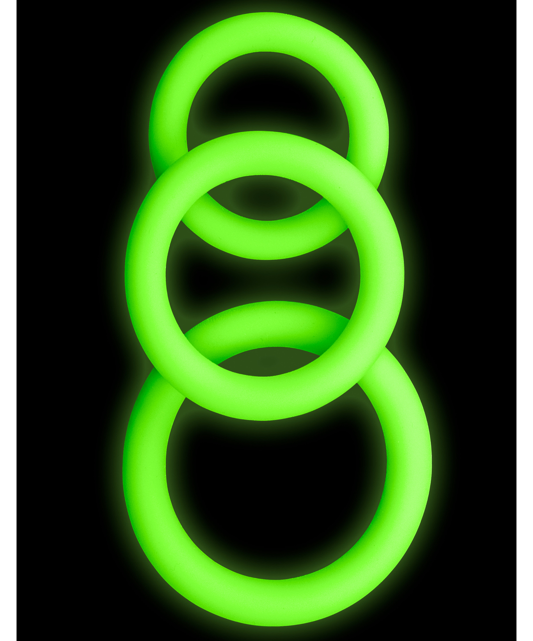 Ouch! tamsoje šviečiantys penio žiedai