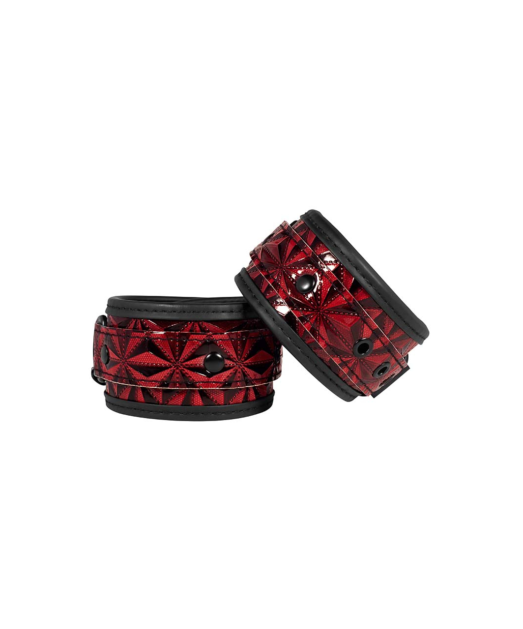 Ouch! Burgundy Luxury Ankle Cuffs